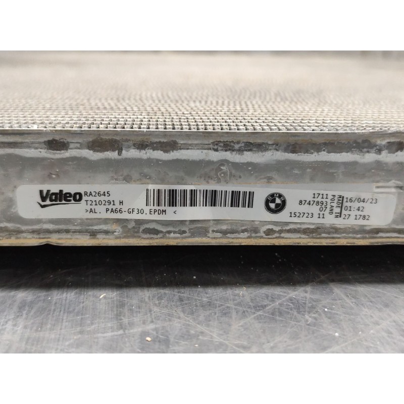 Recambio de radiador agua para bmw 4 descapotable (g23, g83) m4 competition m xdrive referencia OEM IAM 15272311  