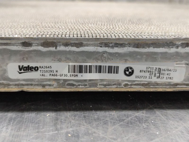 Recambio de radiador agua para bmw 4 descapotable (g23, g83) m4 competition m xdrive referencia OEM IAM 15272311  