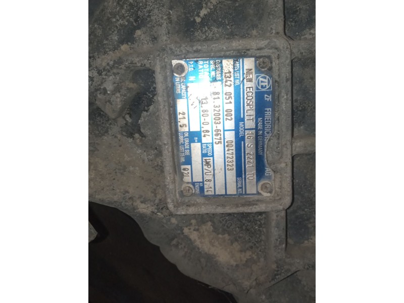 Recambio de caja cambios para man tg - a 18.xxx 10.5 diesel referencia OEM IAM 16S2221TO 1342051002 81320036675