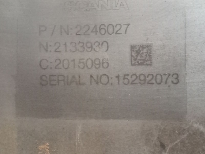 Recambio de catalizador para scania magnus referencia OEM IAM 2385867  