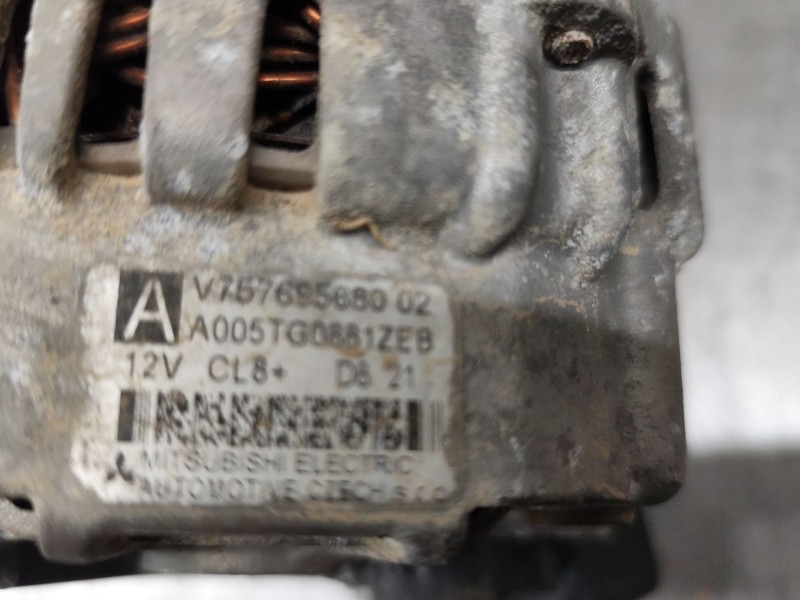 Recambio de alternador para peugeot 207 1.4 16v vti referencia OEM IAM A005TG0881ZEB  
