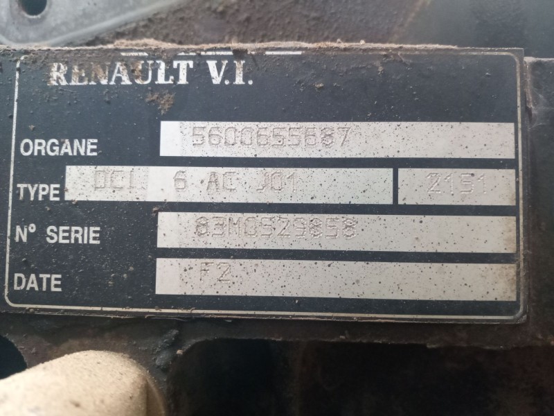 Recambio de despiece motor para renault midlum 7.2 diesel referencia OEM IAM DCI6ACJ01  