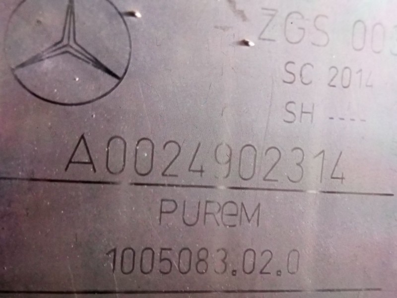Recambio de catalizador para setra series 400 topclass s 411 hd referencia OEM IAM A0024902314  