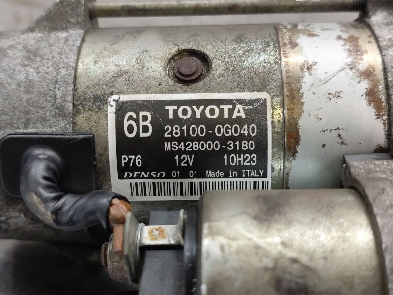 Recambio de motor arranque para toyota corolla (e15) high referencia OEM IAM 281000G040  
