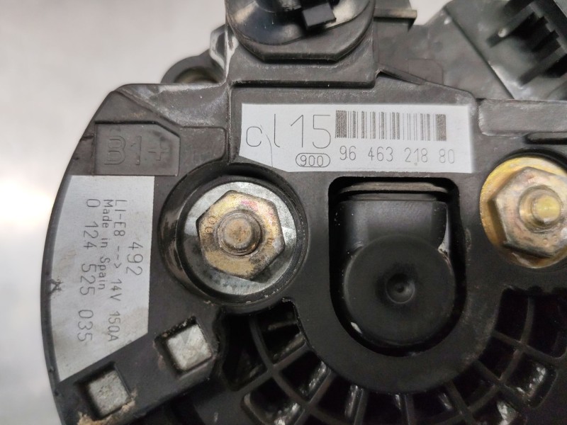 Recambio de alternador para peugeot 307 break / sw (s1) 1.6 hdi referencia OEM IAM 9646321880 0124525035 