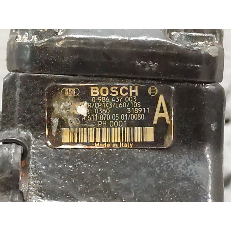 Recambio de bomba inyeccion para mercedes-benz clase c (w203) berlina 2.2 cdi cat referencia OEM IAM 0986437003  