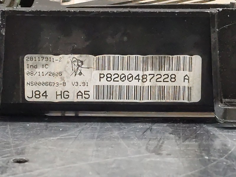 Recambio de cuadro instrumentos para renault scenic ii authentique referencia OEM IAM P8200487228A  