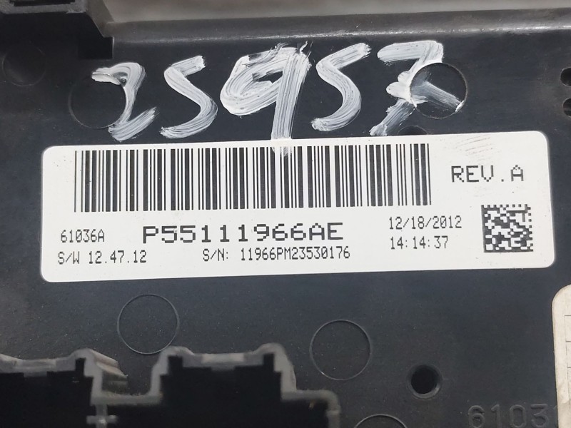 Recambio de mando calefaccion / aire acondicionado para jeep compass (mk49) 2.2 crd referencia OEM IAM P55111966AE  