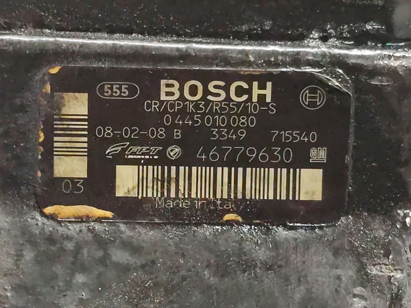 Recambio de bomba inyeccion para fiat grande punto (199) 1.3 16v jtd cat referencia OEM IAM 0445010080  