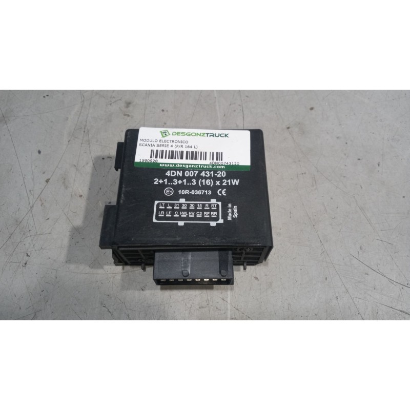 Recambio de modulo electronico para scania serie 4 (p/r 164 l) 15.6 diesel referencia OEM IAM 4DN00743120  