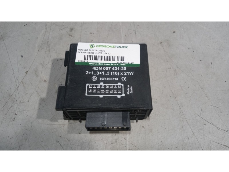 Recambio de modulo electronico para scania serie 4 (p/r 164 l) 15.6 diesel referencia OEM IAM 4DN00743120  