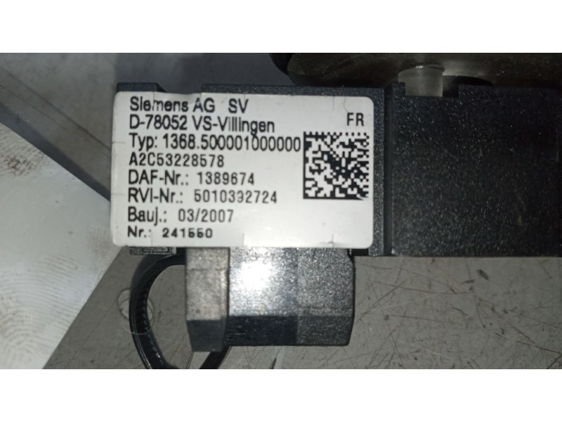 Recambio de interruptor para daf serie lf45 desde 01 5.9 diesel referencia OEM IAM 1389674  