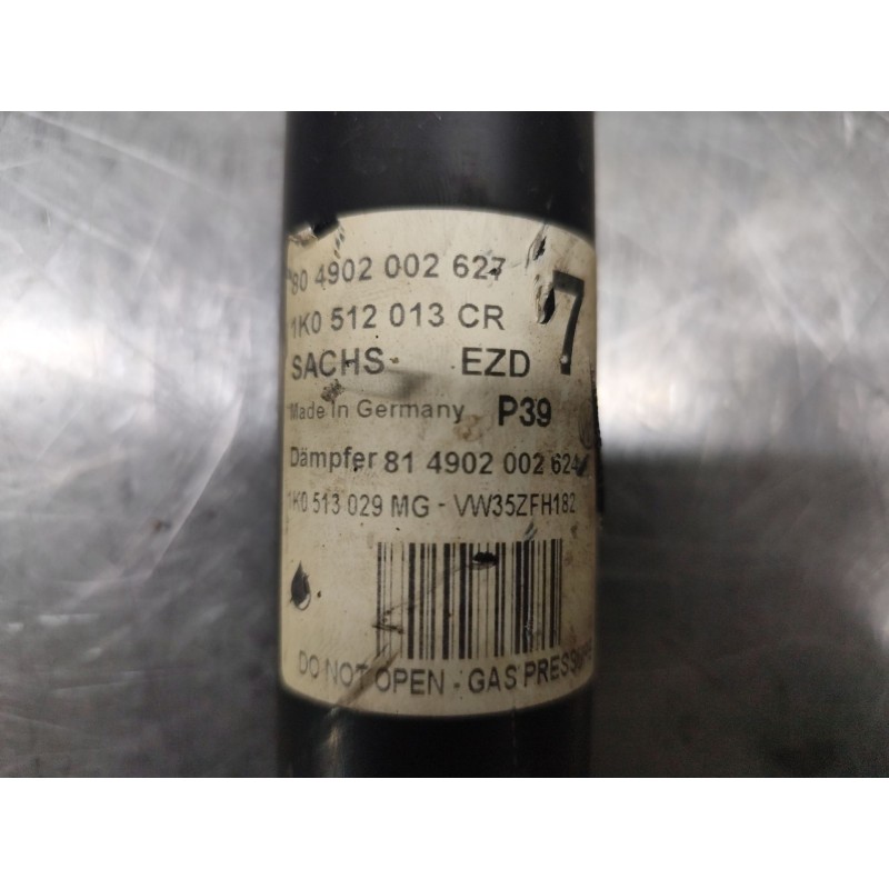 Recambio de amortiguador trasero derecho para volkswagen golf vi (5k1) 2.0 tdi referencia OEM IAM 1K0512013CR  