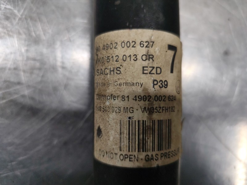 Recambio de amortiguador trasero izquierdo para volkswagen golf vi (5k1) 2.0 tdi referencia OEM IAM 1K0512013CR  