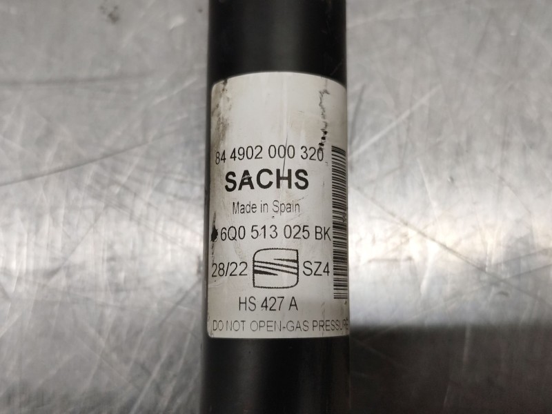 Recambio de amortiguador trasero izquierdo para seat ibiza iii (6l1) 1.9 tdi referencia OEM IAM 6Q0513025BK  