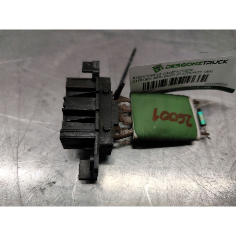 Recambio de resistencia calefaccion para citroën berlingo multispace (b9) 1.6 hdi 75 16v referencia OEM IAM A51004000  