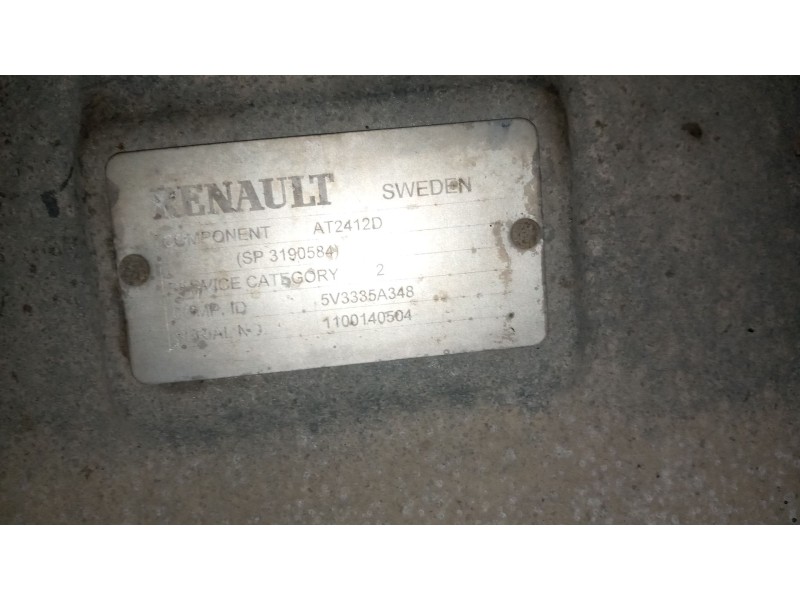 Recambio de caja cambios para renault magnum ab diesel referencia OEM IAM AT2412D 3190584 1100140504
