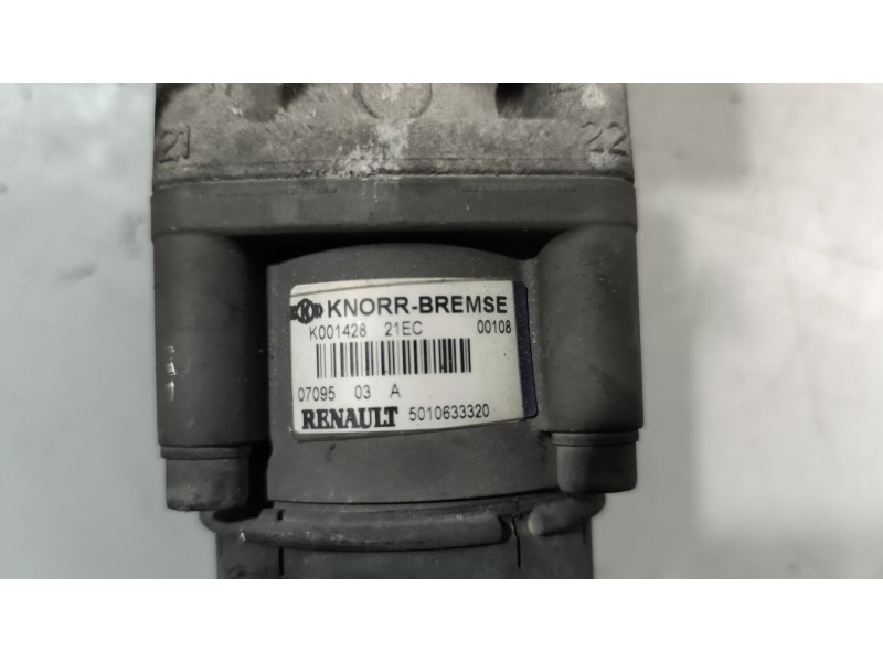 Recambio de valvula aire para renault magnum ab 2005 12.8 diesel referencia OEM IAM 5010633320 K001428 