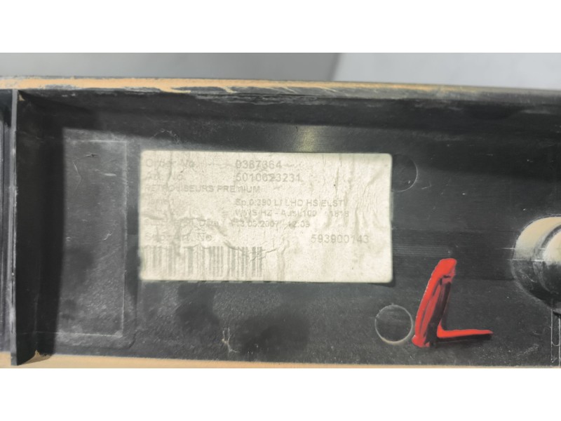 Recambio de brazo retrovisor izquierdo para daf serie lf45 desde 01 5.9 diesel referencia OEM IAM 1733892  