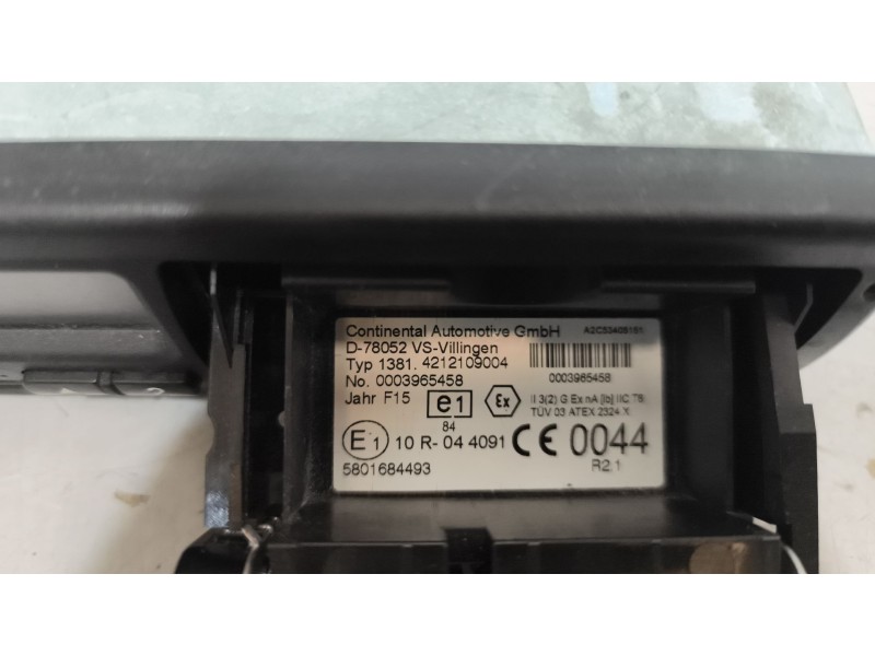 Recambio de tacografo para iveco stralis (as) 11.1 diesel referencia OEM IAM 1381412109004 0003965458 5801684493