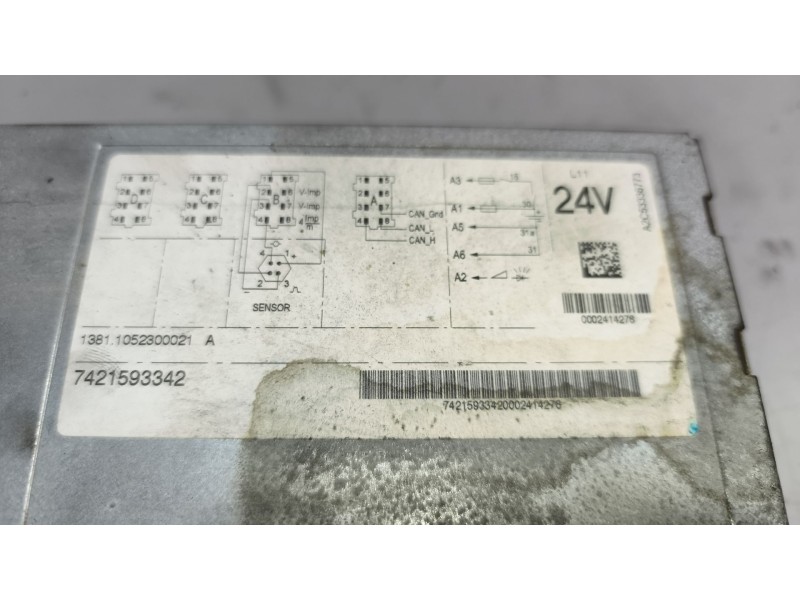 Recambio de tacografo para renault magnum ab diesel referencia OEM IAM 13811052300021 0002414276 7421593342