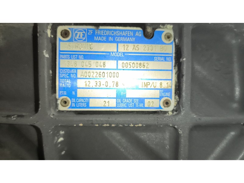 Recambio de caja cambios para mercedes-benz oc 500 rf1842 / titaniun referencia OEM IAM 12AS2301BO 1348045048 A0022601000