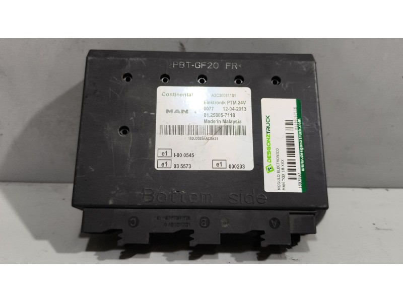 Recambio de modulo electronico para man tgx 18.xxx fg / 4x2 bl xl referencia OEM IAM 81258057118  