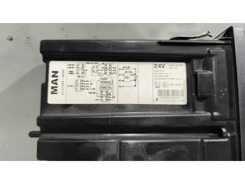 Recambio de tacografo para man tgs referencia OEM IAM SE5000 81271016599 