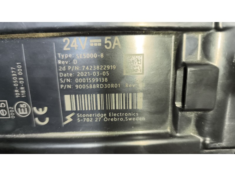 Recambio de tacografo para daf serie xf euro 6 12.9 diesel referencia OEM IAM SE5000-8 2278943 