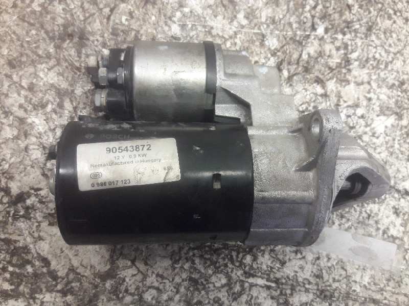 Recambio de motor arranque para opel astra g berlina comfort referencia OEM IAM 0986017123 90543872 9 DIENTES