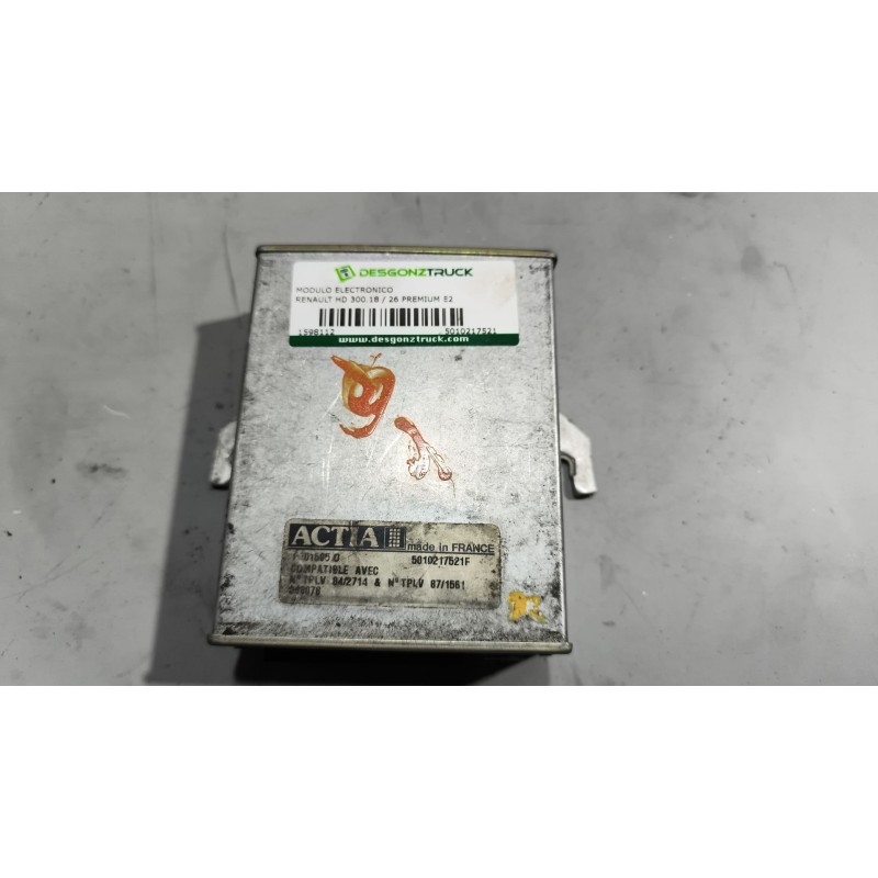 Recambio de modulo electronico para renault hd 300.18 / 26 premium e2 9.8 diesel referencia OEM IAM 5010217521  