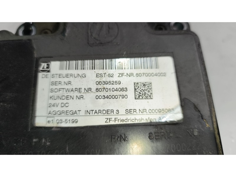 Recambio de modulo electronico para daf serie xf105.xxx fsa 4x2 space-cab referencia OEM IAM 6070004002  