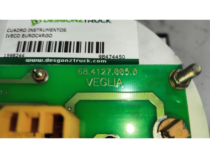 Recambio de cuadro instrumentos para iveco eurocargo referencia OEM IAM 98474450  