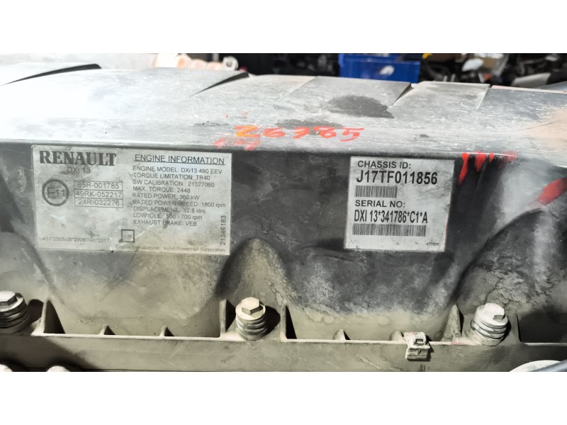 Recambio de motor completo para renault magnum ab diesel referencia OEM IAM DXI13480EEV  