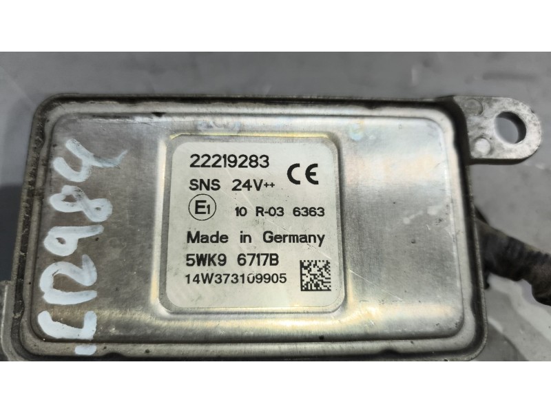Recambio de sensor noxe para volvo fm xxx 12.8 diesel referencia OEM IAM 22219283  