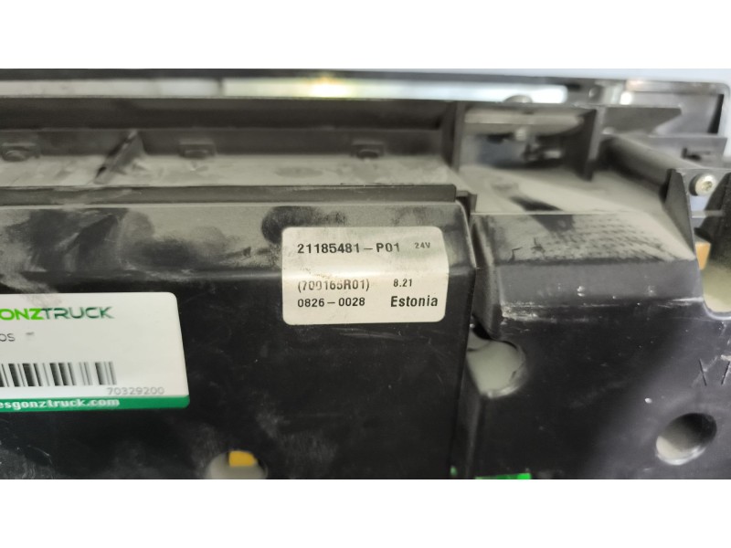 Recambio de cuadro instrumentos para volvo b12b referencia OEM IAM 70329200  