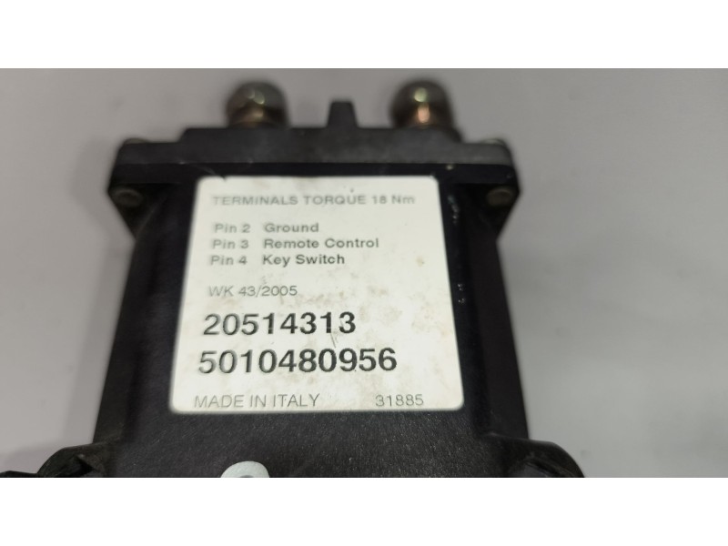 Recambio de desconectador baterias para renault magnum ab 2005 12.0 diesel referencia OEM IAM 20514313 5010480956 