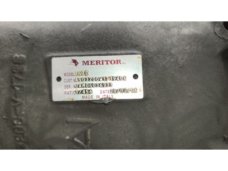 Recambio de grupo para iveco andecar iv 3 referencia OEM IAM 167E A503200W1739456 RELACION=1/456/9X41
