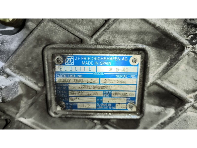 Recambio de caja cambios para nissan trucks atleon tk160.95 referencia OEM IAM S542 1307050138 32010D9201