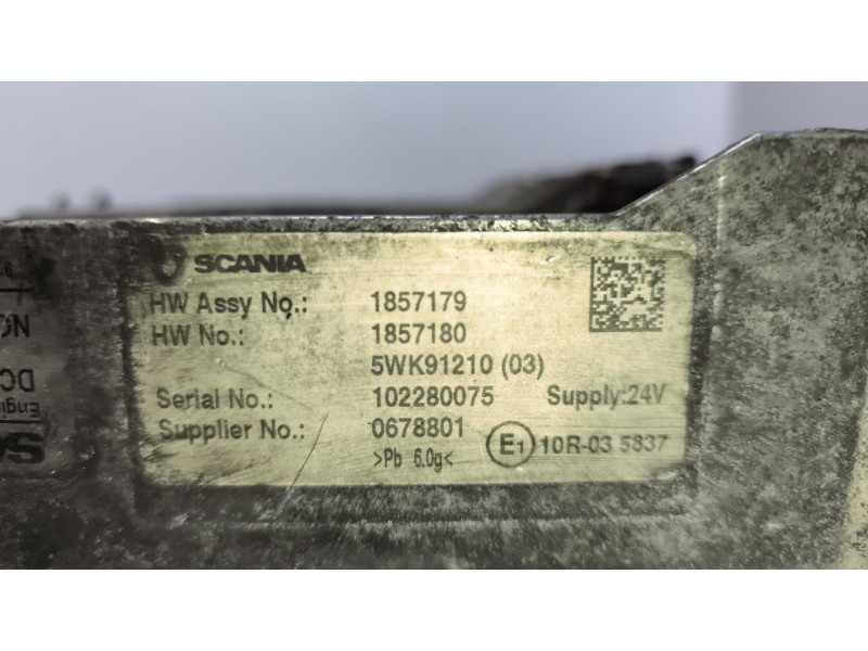 Recambio de centralita motor edc para scania p,g,r,t - series g 440, r 440 referencia OEM IAM 1894897  