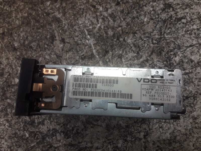 Recambio de sistema audio / radio cd para peugeot 307 break / sw (s1) sw referencia OEM IAM 96488013XT00 20143162 