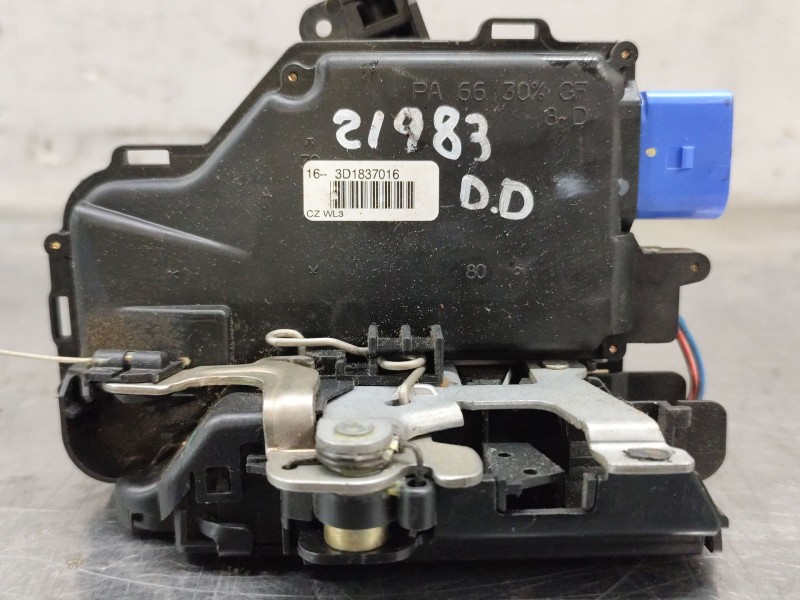 Recambio de cerradura puerta delantera derecha para volkswagen golf v berlina (1k1) conceptline (e) referencia OEM IAM 3D1837016