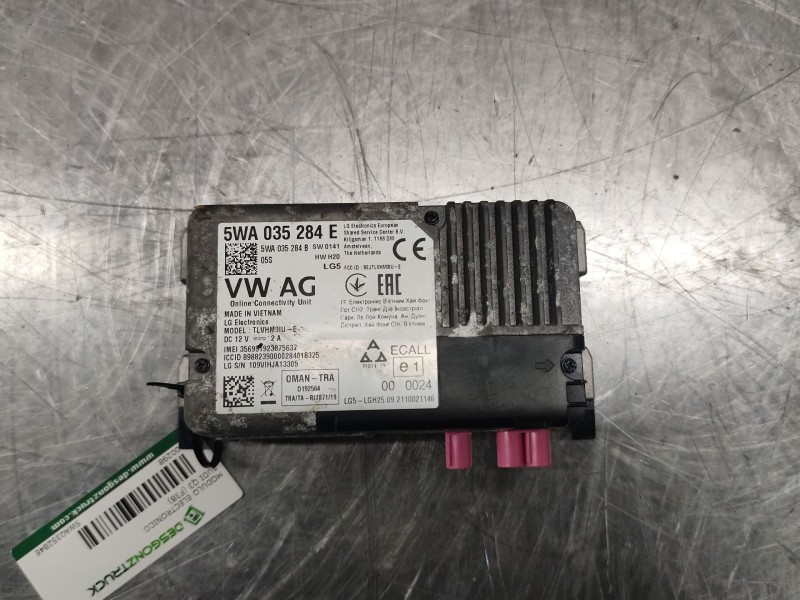 Recambio de modulo electronico para audi q3 (f3b) 35 tdi quattro referencia OEM IAM 5WA035284E  