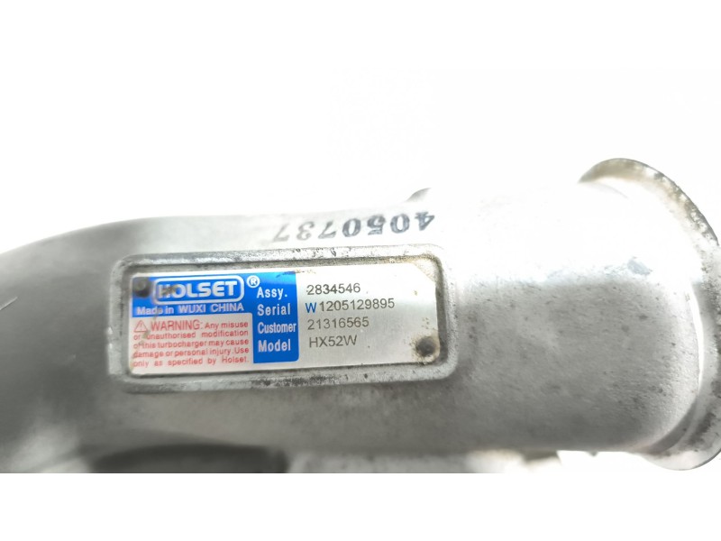 Recambio de turbocompresor para renault premium route 2006 fas 4x2 larga distancia referencia OEM IAM 7421316565 HX52W 21316565