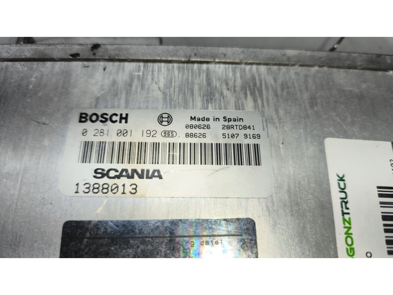 Recambio de modulo electronico para scania serie 4 bus k 124 referencia OEM IAM 0281001192 1388013 1405178