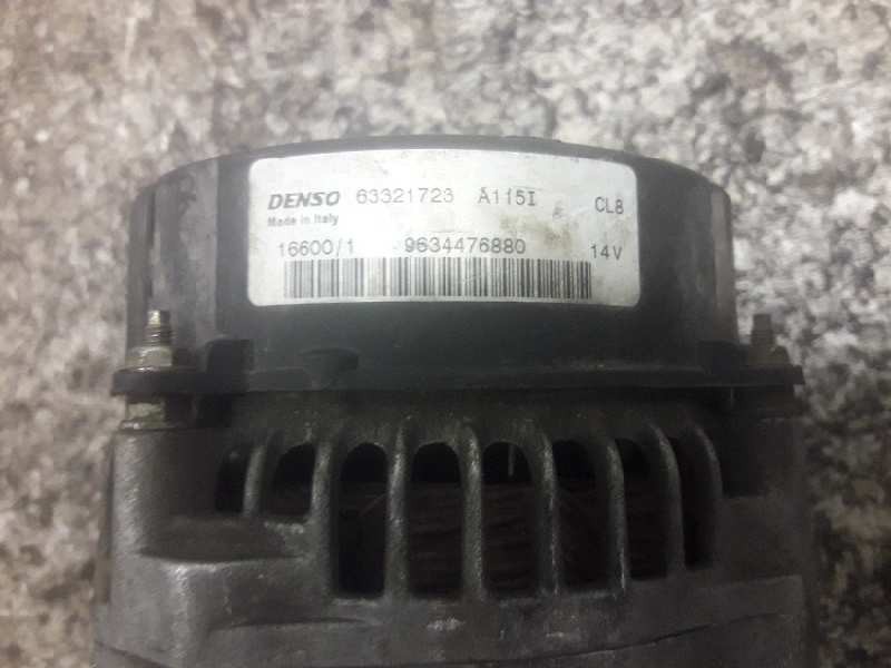 Recambio de alternador para citroen xsara berlina 1.4 chrono referencia OEM IAM 9634476880 63321723 DENSO