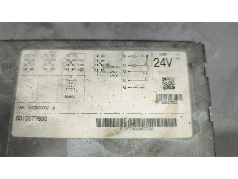 Recambio de tacografo para renault magnum ab 2005 12.8 diesel referencia OEM IAM 13811052300002 0000273030 5010577893