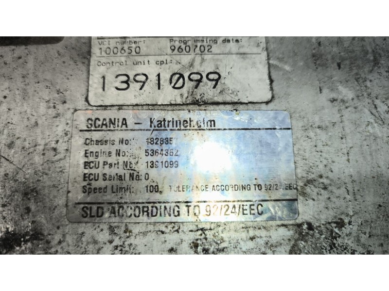 Recambio de modulo electronico para scania serie 4 bus k 124 referencia OEM IAM 0281001192 1391099 