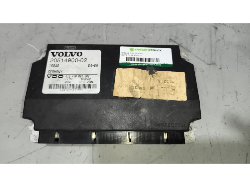 Recambio de modulo electronico para volvo fh 12 2002  12.1 diesel (d12d460) referencia OEM IAM 20514900  