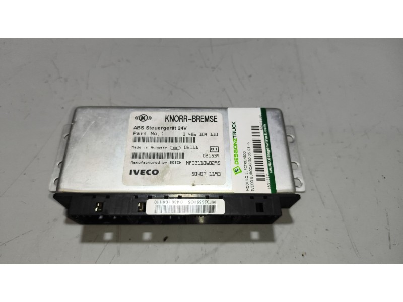 Recambio de modulo electronico para iveco eurocargo 05.03  3.9 diesel referencia OEM IAM 504071193 0486104110 